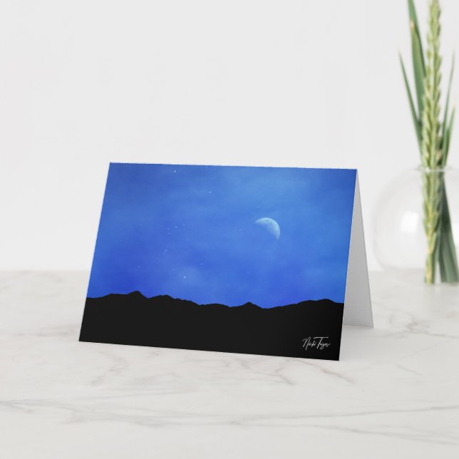 Cartão De Agradecimento Tucson Moonscape Notecard (Frente)