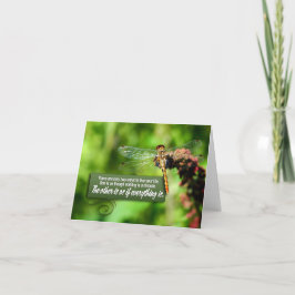 Cartão De Agradecimento "Tudo é um milagre", citação inspiracional