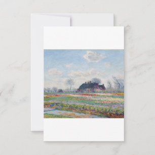 Cartão De Agradecimento Tulip Fields em Sassenheim por Claude Monet