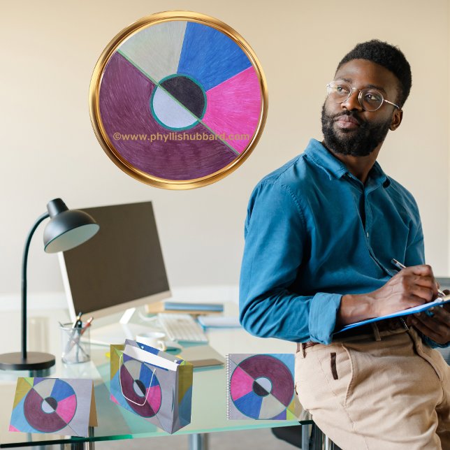 Cartão De Agradecimento Turim de cura (“Healing Torus” is now available. Browse/Shop/Purchase At: https://bit.ly/SmartArt4Wellness)