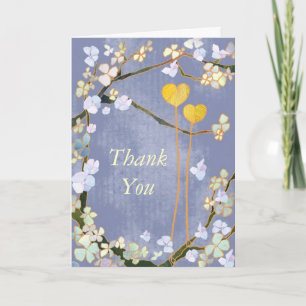 Cartão De Agradecimento Two Hearts: Wedding Thank-You Cards
