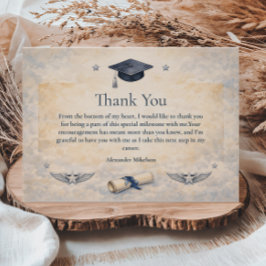 Cartão De Agradecimento U.S. Air Force Graduation Party