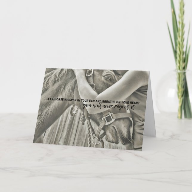 Cartão De Agradecimento ÚLTIMA placa de saudação WHISPER (Frente)