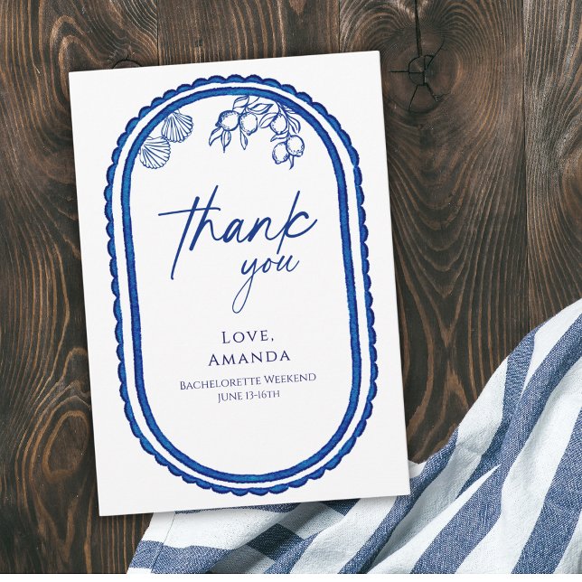 Cartão De Agradecimento Último Brinde No Fim De Semana Da Bechelorette Da  (Criador carregado)