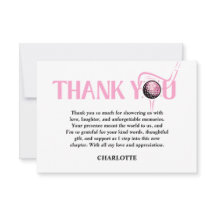 Último Golfe Swing Rosa Despedida de Solteira