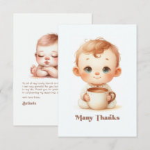 Um bebê está criando Chá de fraldas