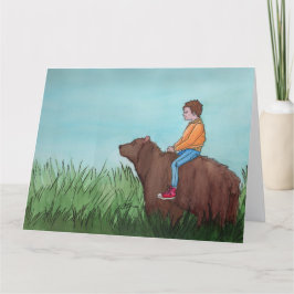 Cartão De Agradecimento Um belo dia: placa de saudação 8,5"x11"