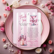 Um Chá de fraldas Tini Um Pink Coquette Girl
