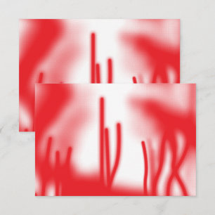 Cartão De Agradecimento Um design gráfico com vermelho e laranja em negrit