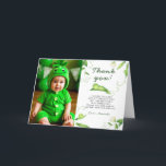 Cartão De Agradecimento Um Doce Birthday de Ervilha<br><div class="desc">Ervilhas em aquarela.</div>