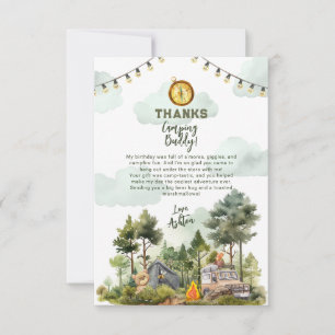 Cartão De Agradecimento Um Feliz Aniversário do Camper