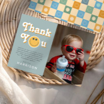 Um Legal Boys Foto Aniversário Obrigado