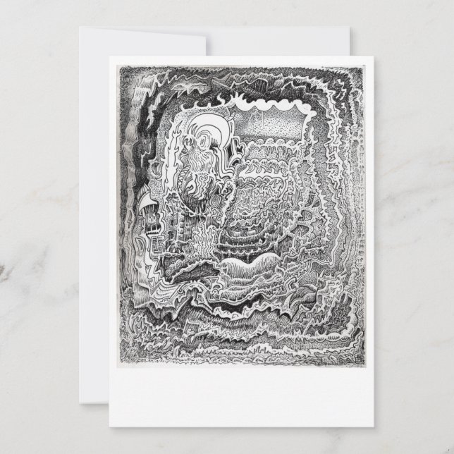 Cartão De Agradecimento Um lembrete da placa plana antiga do cérebro (Frente)