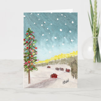 Cartão De Agradecimento Um Natal Esperançoso