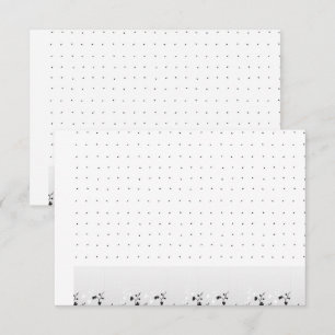 Cartão De Agradecimento Um pano de fundo branco limpo, com pequenos pontos