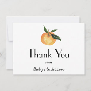 Cartão De Agradecimento Um Pequeno Chá de fraldas Cutil Obrigado