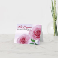 "Um pouco de fragrância" citação inspiracional