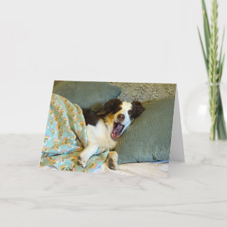 Cartão De Agradecimento Uma bela carta, foto de cão