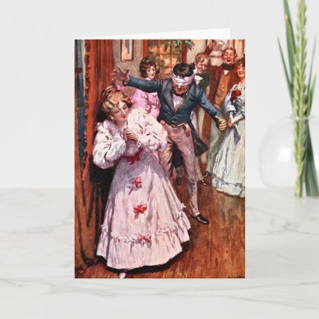 Cartão De Agradecimento Uma Carol de Natal: Esconder e Procurar (Frente)