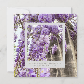 Cartão De Agradecimento Uma carta para amizade