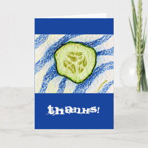 Cartão De Agradecimento Uma fatia do Verão