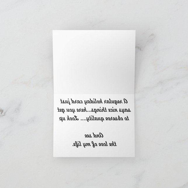 Cartão De Agradecimento Uma placa espelhada 111 - Você pode observar a qua (Interior)