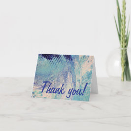 Cartão De Agradecimento "Uma praia, em algum lugar"