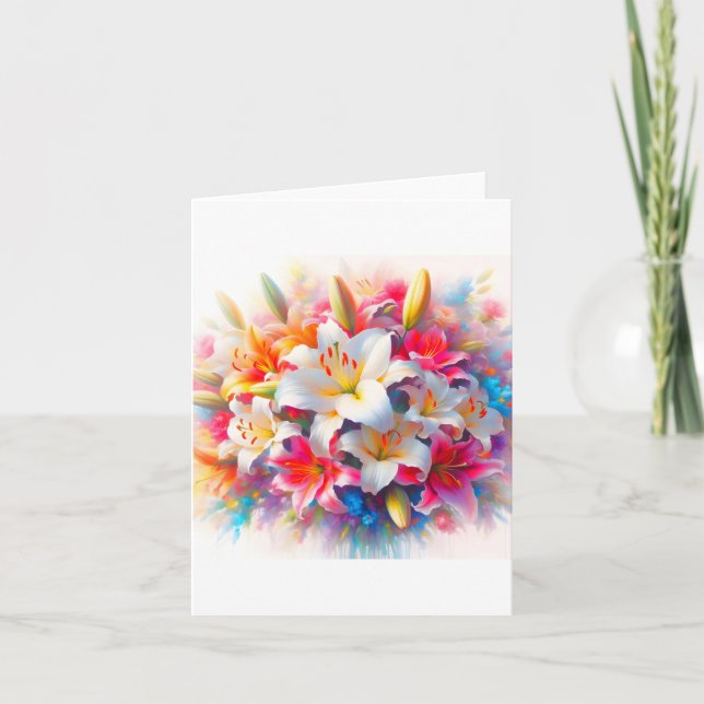 Cartão De Agradecimento Un Parfum d’Amour Immortel, carte pour tous (Frente)