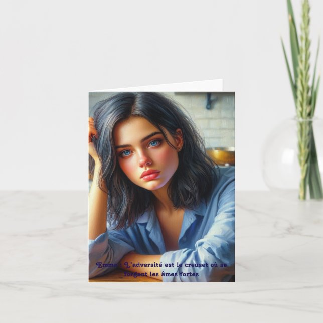 Cartão De Agradecimento Un Souffle d’Inspiration, carte pour tous (Frente)