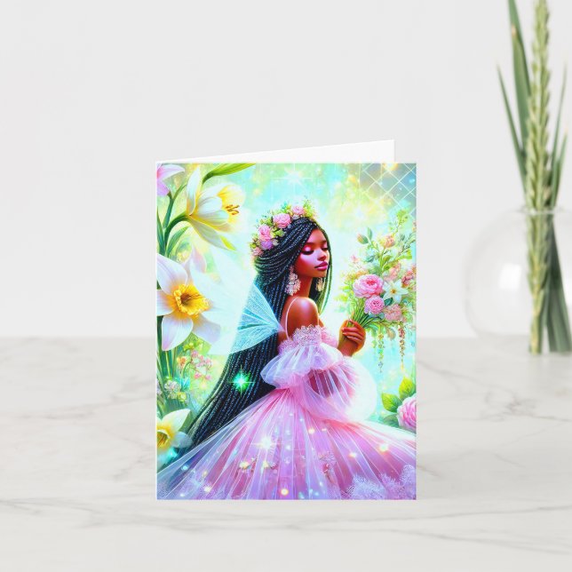 Cartão De Agradecimento Un Soupçon de Poésie, carte pour tous (Frente)