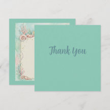 Under the Sea Animals Aquamarine Baby Shower