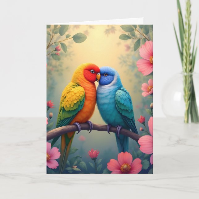 Cartão De Agradecimento unidos apaixonados por um casamento alegre do lgbt (Frente)