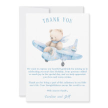 Ursinho doce num avião