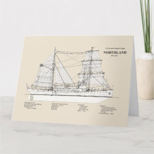 Cartão De Agradecimento USCG Cutter Northland wpg- 49 - SBD