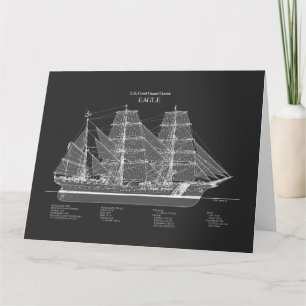 Cartão De Agradecimento USCGC Eagle wix-327 - PD