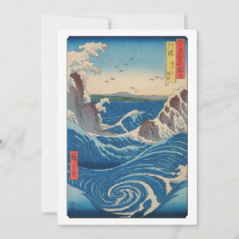 Cartão De Agradecimento Utagawa Hiroshige - Naruto Whirlpool, Província de