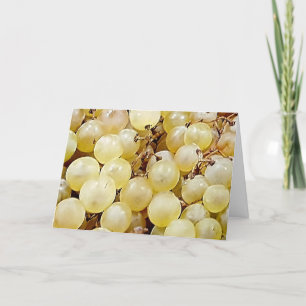 Cartão De Agradecimento Uvas brancas Nancy França