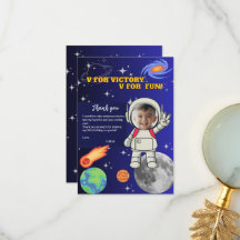 V De Vitória V De Diversão Astronauta Menino Anive