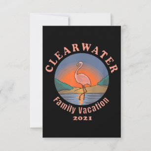 Cartão De Agradecimento Vacinação Flamingo Clearwater 2021 Funny Flami