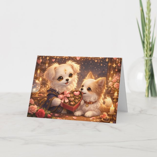 Cartão De Agradecimento Valentine Greeting Card – A Small Moment of Comfor (Frente)