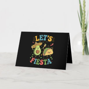 Cartão De Agradecimento Vamos Fiesta Avocado E Tacos Cinco De Mayo