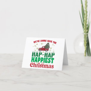 Cartão De Agradecimento Vamos Ter O Natal Mais Feliz