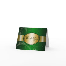 Verde e Dourado Floral