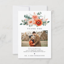 Verona Sunset Bright Orange Modern Floral Casament