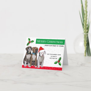 Cartão De Agradecimento Veterinary Xmas Cards, Dog