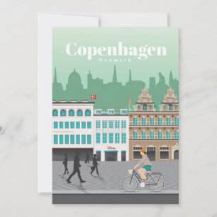Cartão De Agradecimento Viagem Art Viagem Para Copenhaga