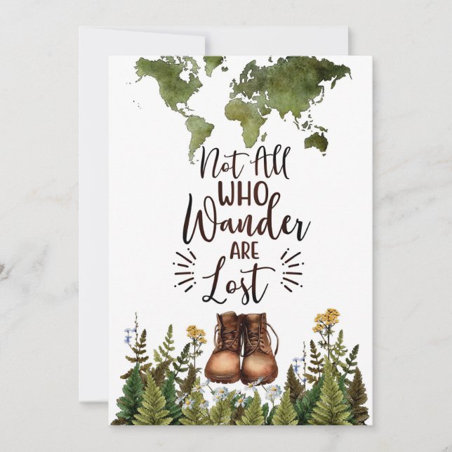 Cartão De Agradecimento Viagem não é tudo que perde (Frente)