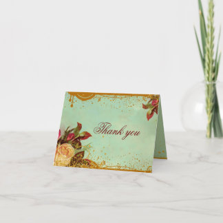 Cartão De Agradecimento Victorian Rose Note Cards