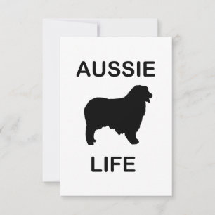 Cartão De Agradecimento vida aussiana de pastor australiano