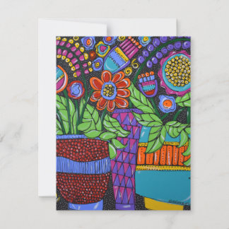 Cartão De Agradecimento Vida Estática com Pontos